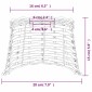 vidaXL Καπέλο Φωτιστικού Οροφής Καφέ Ø20x15 εκ. από Wicker