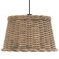 vidaXL Καπέλο Φωτιστικού Οροφής Καφέ Ø45x28 εκ. από Wicker