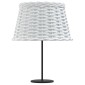 vidaXL Καπέλο Φωτιστικού Λευκό Ø38x23 εκ. από Wicker