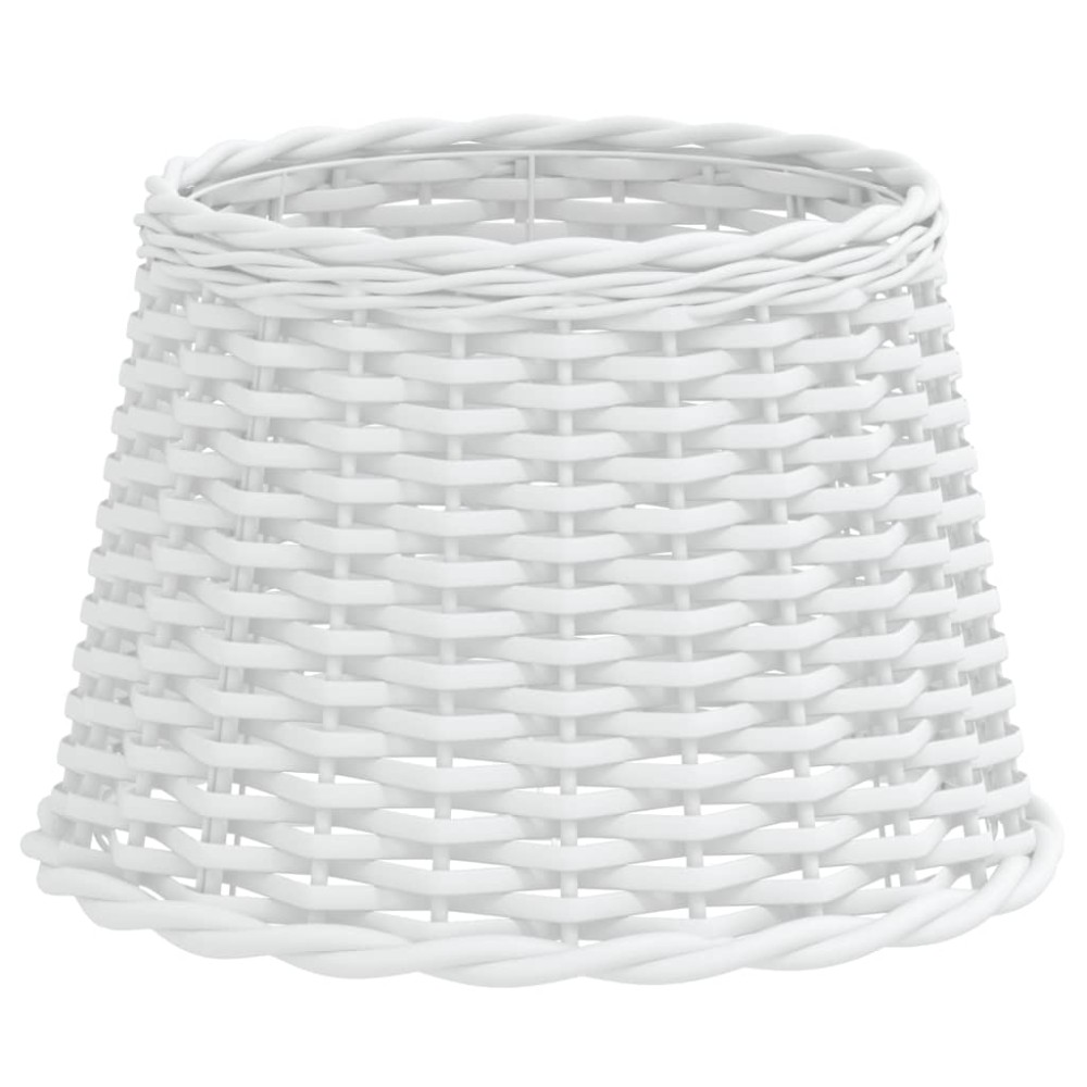 vidaXL Καπέλο Φωτιστικού Λευκό Ø40x26 εκ. από Wicker