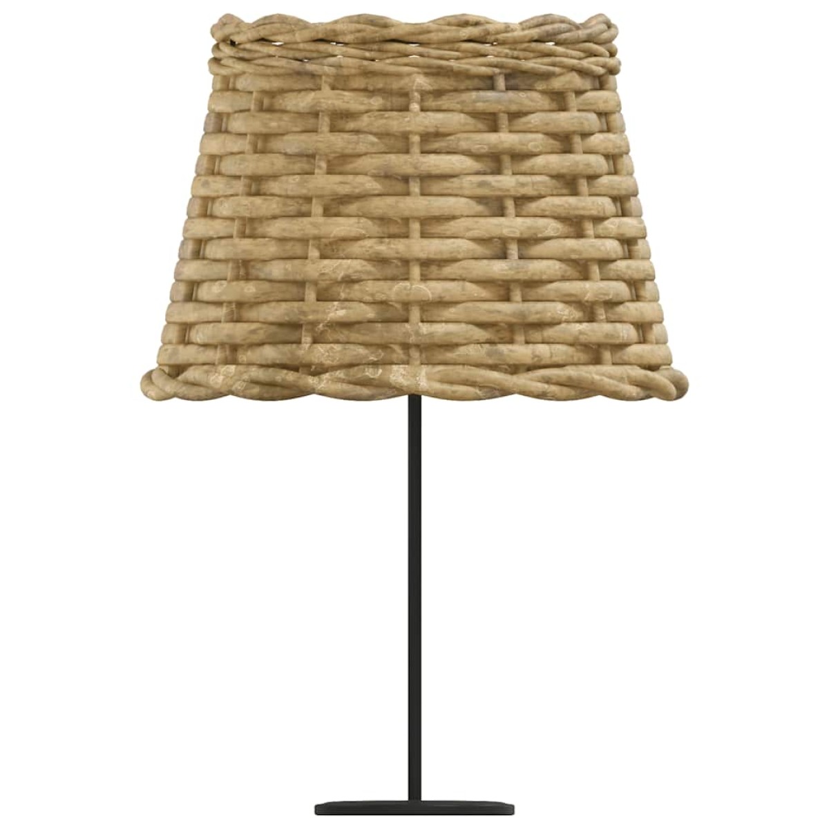 vidaXL Καπέλο Φωτιστικού Καφέ Ø20x15 εκ. από Wicker