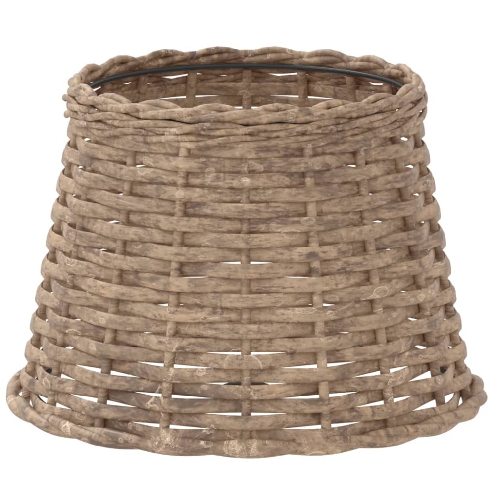 vidaXL Καπέλο Φωτιστικού Καφέ Ø25x17 εκ. από Wicker