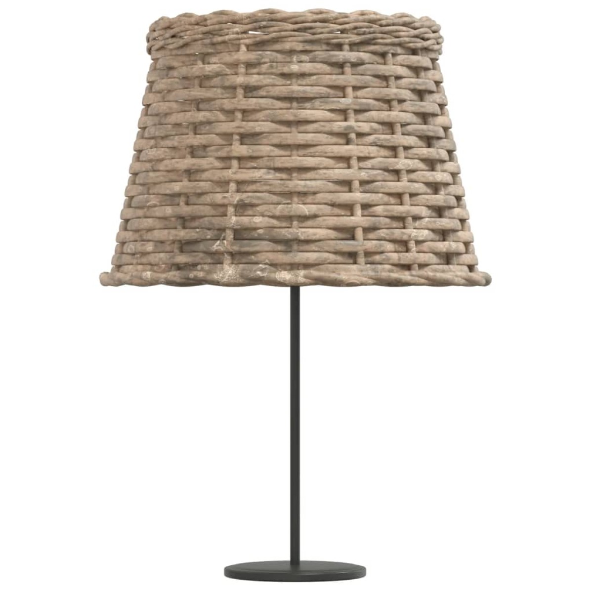 vidaXL Καπέλο Φωτιστικού Καφέ Ø25x17 εκ. από Wicker