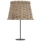vidaXL Καπέλο Φωτιστικού Καφέ Ø25x17 εκ. από Wicker