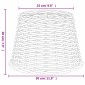 vidaXL Καπέλο Φωτιστικού Καφέ Ø30x20 εκ. από Wicker