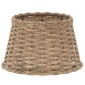 vidaXL Καπέλο Φωτιστικού Καφέ Ø38x23 εκ. από Wicker