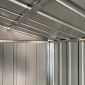 vidaXL Αποθήκη Κήπου Ανθρακί 192x152,5x237 εκ. Γαλβανισμένο Ατσάλι