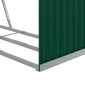 vidaXL Ξυλοθήκη Πράσινη 120 x 45 x 210 εκ. από Γαλβανισμένο Ατσάλι
