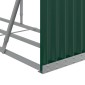 vidaXL Ξυλοθήκη Πράσινη 234 x 45 x 100 εκ. από Γαλβανισμένο Ατσάλι