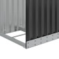 vidaXL Ξυλοθήκη Ανθρακί 40 x 45 x 170 εκ. από Γαλβανισμένο Ατσάλι