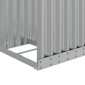 vidaXL Ξυλοθήκη Ασημί 40x45x100 εκ. από Γαλβανισμένο Ατσάλι