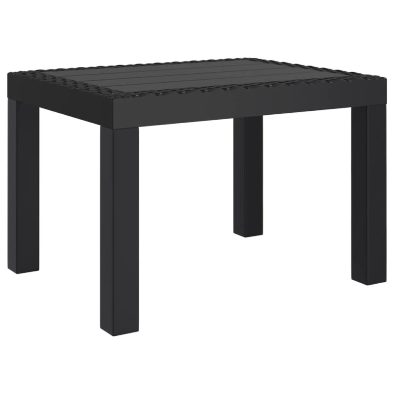 vidaXL Τραπέζι Κήπου Ανθρακί 59 x 47 x 40 εκ. Πολυπροπυλένιο