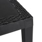 vidaXL Τραπέζι Κήπου Ανθρακί 59 x 47 x 40 εκ. Πολυπροπυλένιο