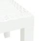 vidaXL Τραπέζι Κήπου Λευκό 59 x 47 x 40 εκ. Πολυπροπυλένιο