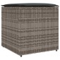 vidaXL Κουτί Μαξιλαριών Γκρι 50 x 50 x 50 cm συνθετικό ρατάν