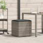 vidaXL Κουτί Μαξιλαριών Γκρι 50 x 50 x 50 cm συνθετικό ρατάν