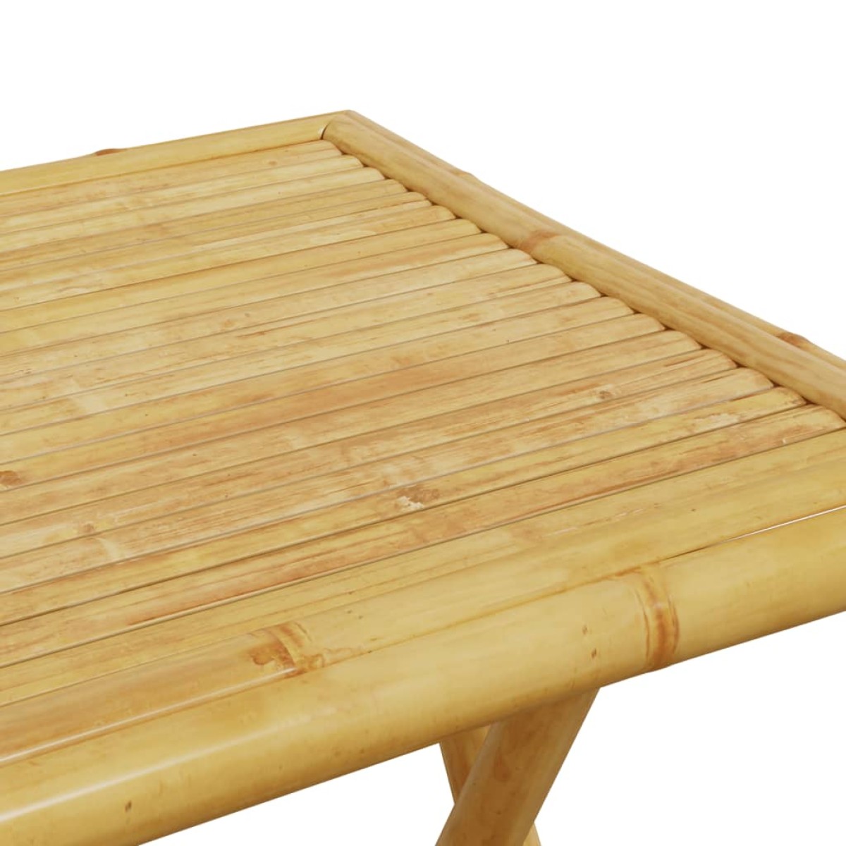 vidaXL Τραπέζι Κήπου Πτυσσόμενο 55x55x75 εκ. από Μπαμπού