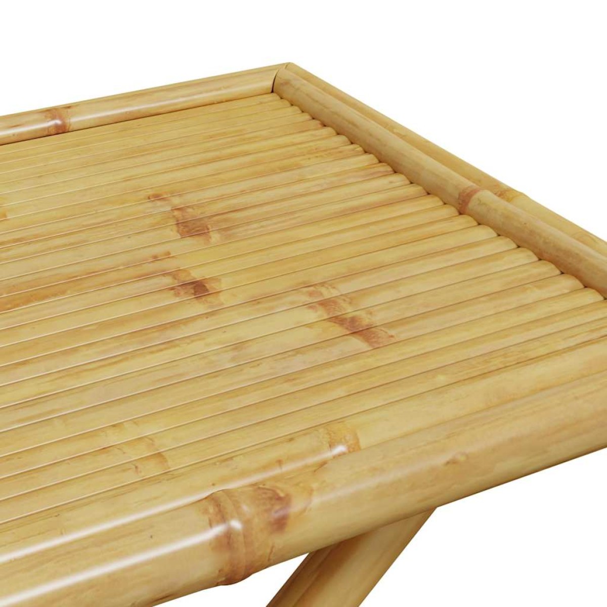 vidaXL Τραπέζι Κήπου Πτυσσόμενο 110x55x75 εκ. από Μπαμπού