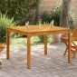vidaXL Τραπεζαρία Κήπου 110x110x75 εκ. από Μασίφ Ξύλο Ακακίας
