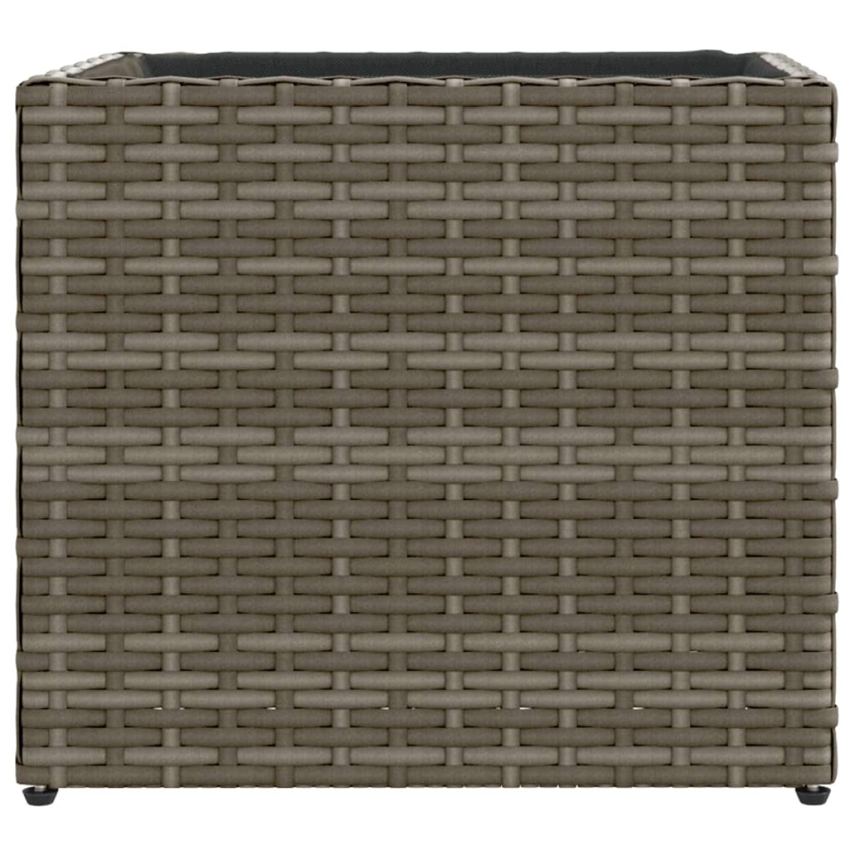 vidaXL Ζαρντινιέρα Κήπου Γκρι 36x30x32 εκ. από Συνθετικό Ρατάν