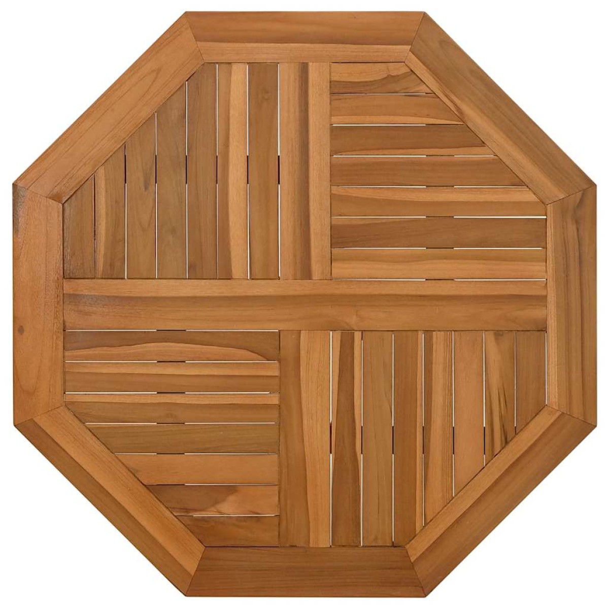 vidaXL Επιφάνεια Τραπεζιού Οκτάγωνη 60x60x2,5 εκ. Μασίφ Ξύλο Teak
