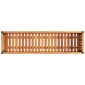 vidaXL Ζαρντινιέρα Κήπου 110x30x27,5 εκ. Μασίφ Ξύλο Ακακίας/Ατσάλι