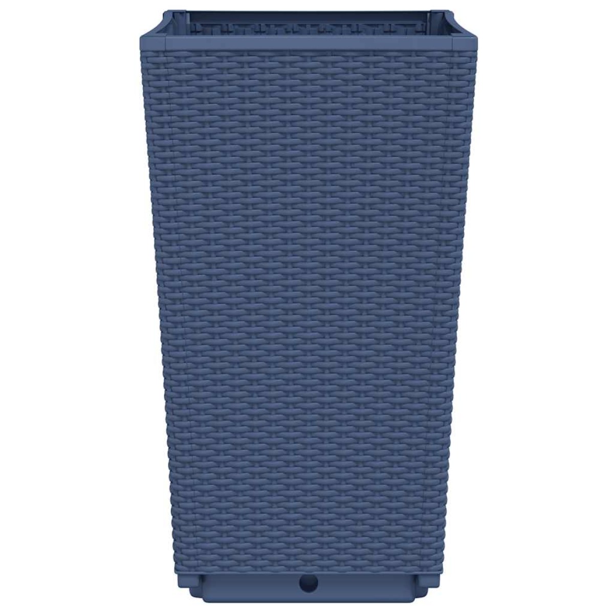 vidaXL Ζαρντινιέρες Κήπου 2 τεμ. Μπλε Γκρι 32,5x32,5x57 εκ. Πολυπροπυλένιο