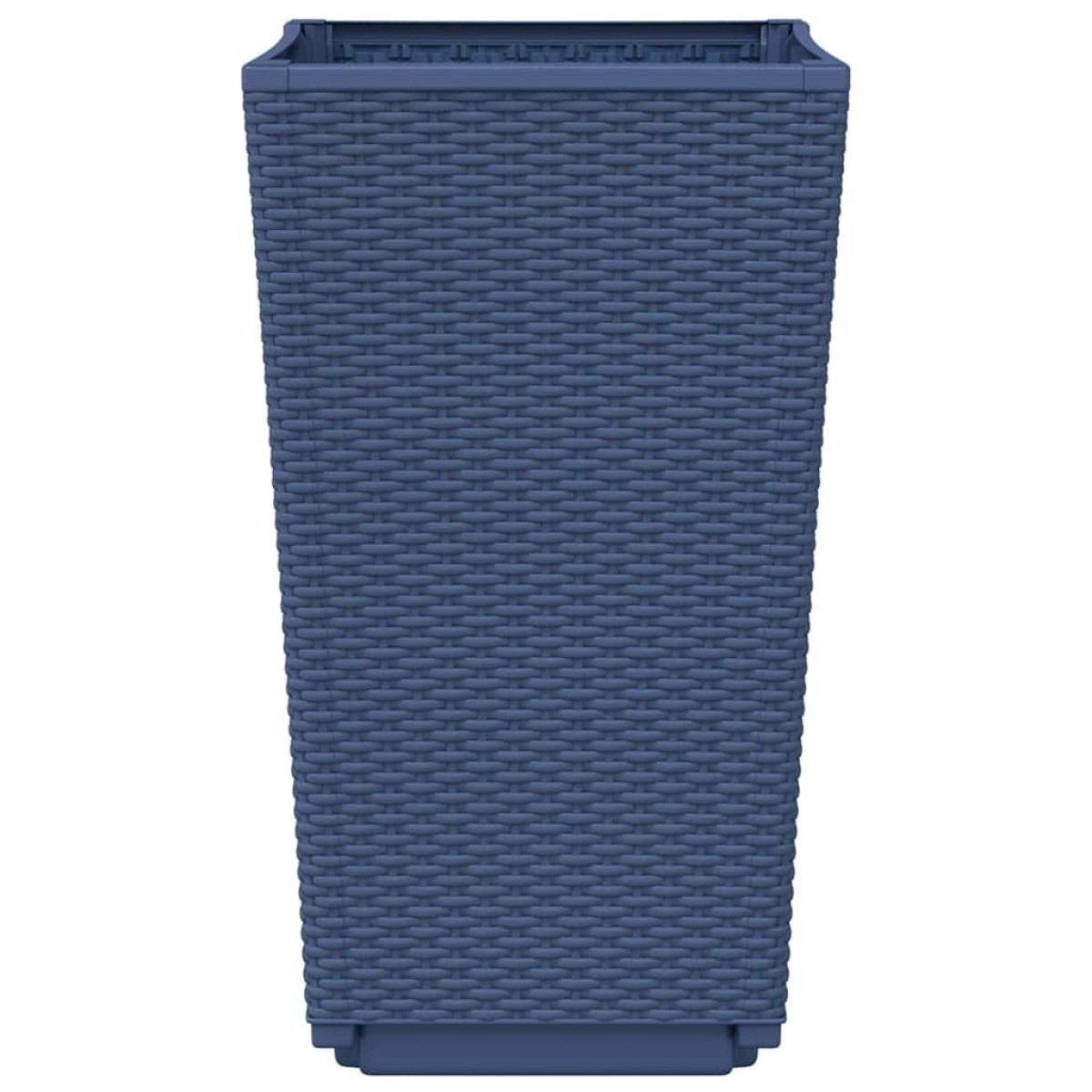 vidaXL Ζαρντινιέρες Κήπου 2 τεμ. Μπλε Γκρι 32,5x32,5x57 εκ. Πολυπροπυλένιο