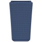 vidaXL Ζαρντινιέρες Κήπου 2 τεμ. Μπλε Γκρι 32,5x32,5x57 εκ. Πολυπροπυλένιο