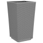 vidaXL Ζαρντινιέρες 2 τεμ. Αν. Γκρι 32,5x32,5x57 εκ. Πολυπροπυλένιο