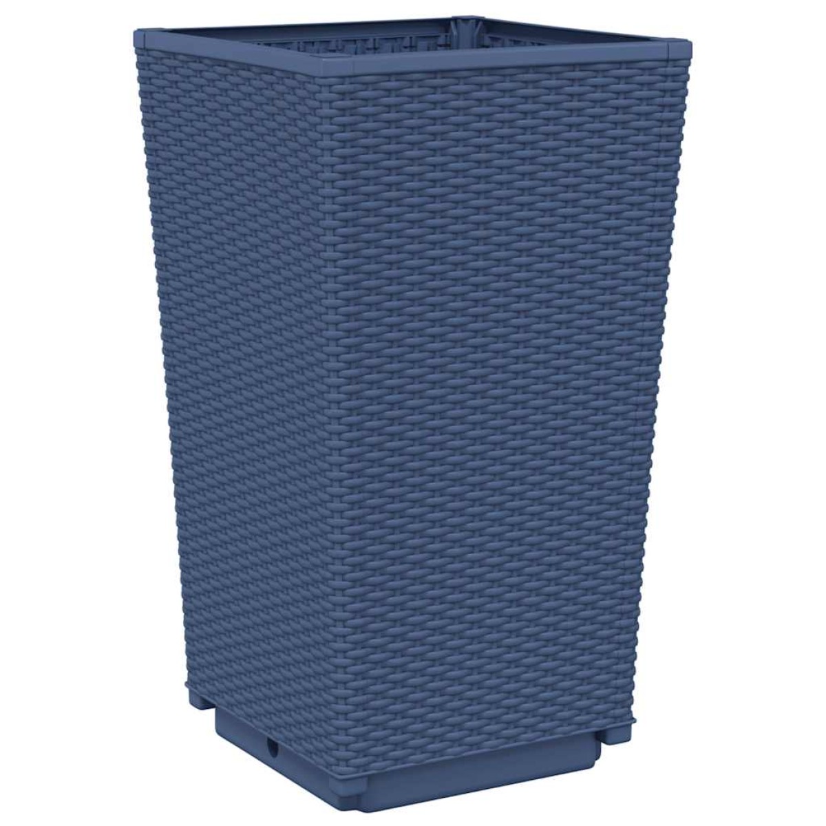vidaXL Ζαρντινιέρες Κήπου 4 τεμ. Μπλε Γκρι 32,5x32,5x57 εκ. Πολυπροπυλένιο