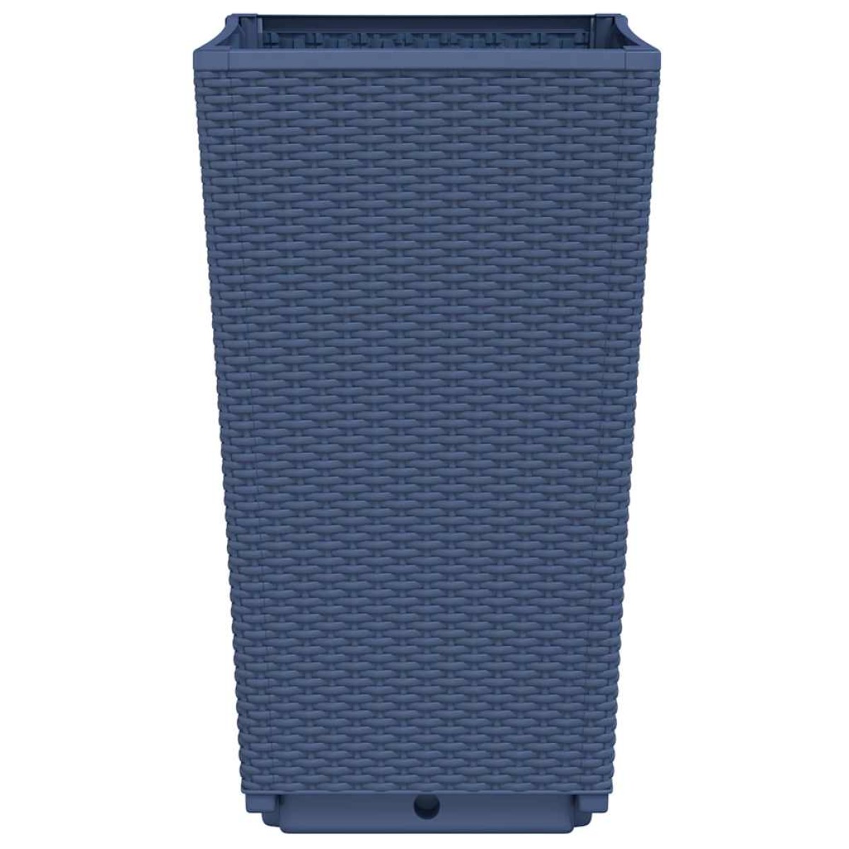 vidaXL Ζαρντινιέρες Κήπου 4 τεμ. Μπλε Γκρι 32,5x32,5x57 εκ. Πολυπροπυλένιο
