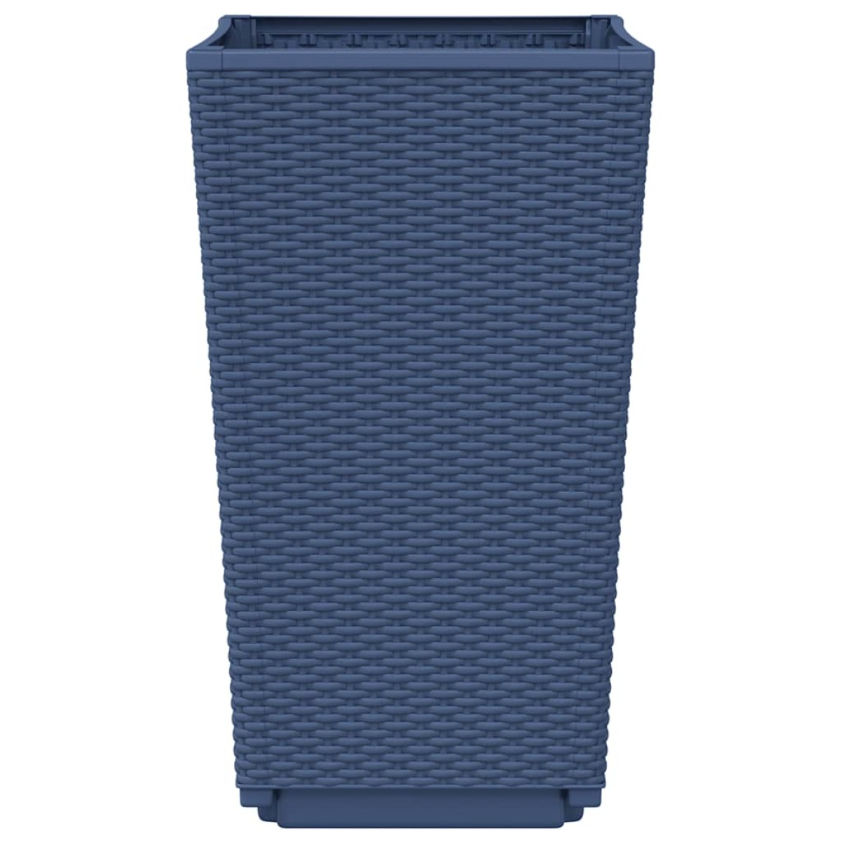 vidaXL Ζαρντινιέρες Κήπου 4 τεμ. Μπλε Γκρι 32,5x32,5x57 εκ. Πολυπροπυλένιο