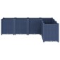 vidaXL Ζαρντινιέρα Κήπου Μπλε Γκρι 160x120x53 εκ. Πολυπροπυλένιο