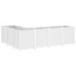 vidaXL Ζαρντινιέρα Κήπου Λευκή 160x120x53 εκ. Πολυπροπυλένιο