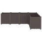 vidaXL Ζαρντινιέρα Κήπου Καφέ 160x120x53 εκ. Πολυπροπυλένιο