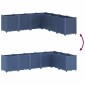 vidaXL Ζαρντινιέρα Κήπου Μπλε Γκρι 160x160x53 εκ. Πολυπροπυλένιο