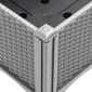 vidaXL Ζαρντινιέρα Κήπου με Πόδια Αν. Γκρι 40x40x42 εκ Πολυπροπυλένιο