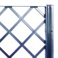 vidaXL Ζαρντινιέρα Κήπου με Καφασωτό Μπλε Γκρι 40x40x142 εκ. από PP