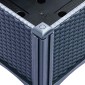 vidaXL Ζαρντινιέρα Κήπου με Καφασωτό Μπλε Γκρι 160x40x142 εκ. από PP