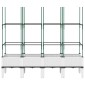 vidaXL Ζαρντινιέρα Κήπου με Καφασωτό Λευκή 160x40x142,5 εκ. από PP