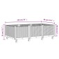 vidaXL Ζαρντινιέρα Κήπου με Πόδια Μπλε Γκρι 150x80x54 εκ. Πολυπροπυλένιο