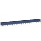 vidaXL Ζαρντινιέρα με Πασσάλους Μπλε Γκρι 362,5x42,5x28,5εκ. Πολυπροπυλένιο