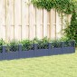 vidaXL Ζαρντινιέρα με Πασσάλους Μπλε Γκρι 363,5x43,5x43,5εκ. Πολυπροπυλένιο