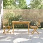vidaXL Τραπεζαρία Κήπου 110x55x75 εκ. από Μπαμπού