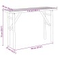 vidaXL Τραπέζι Κονσόλα 115 x 39 x 75 εκ. από Μπαμπού