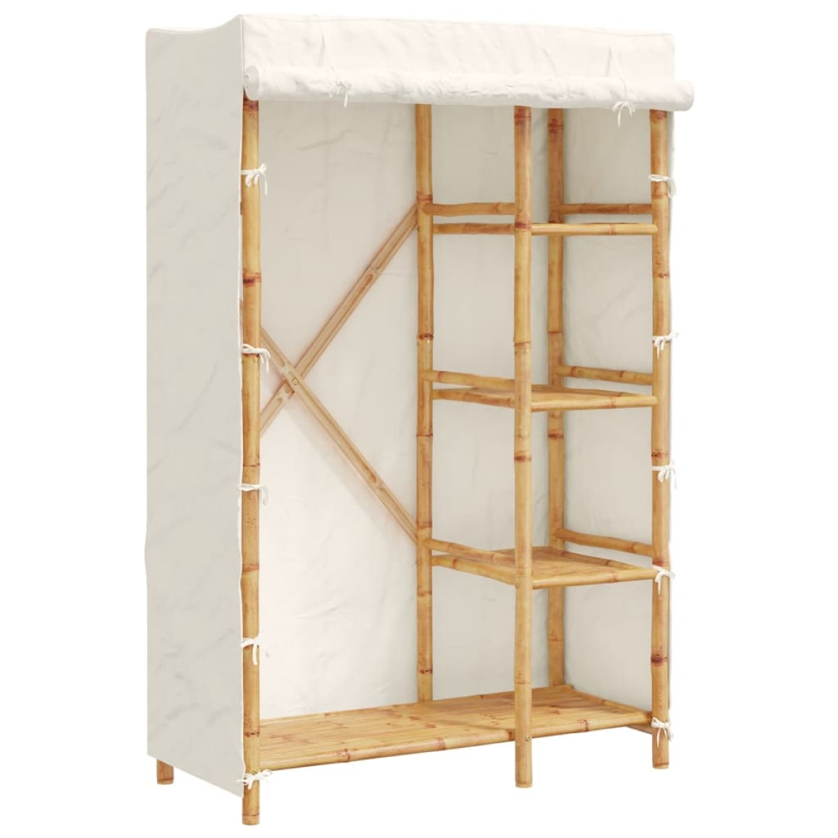 vidaXL Ντουλάπα 110 x 45 x 170 εκ. Μπαμπού