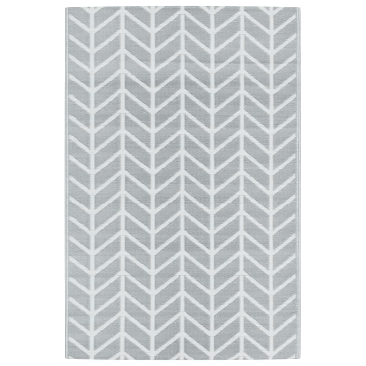 vidaXL Χαλί εξωτερικού χώρου ARAKIL γκρι 120x180 cm PP
