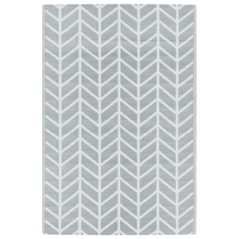 vidaXL Χαλί εξωτερικού χώρου ARAKIL γκρι 120x180 cm PP