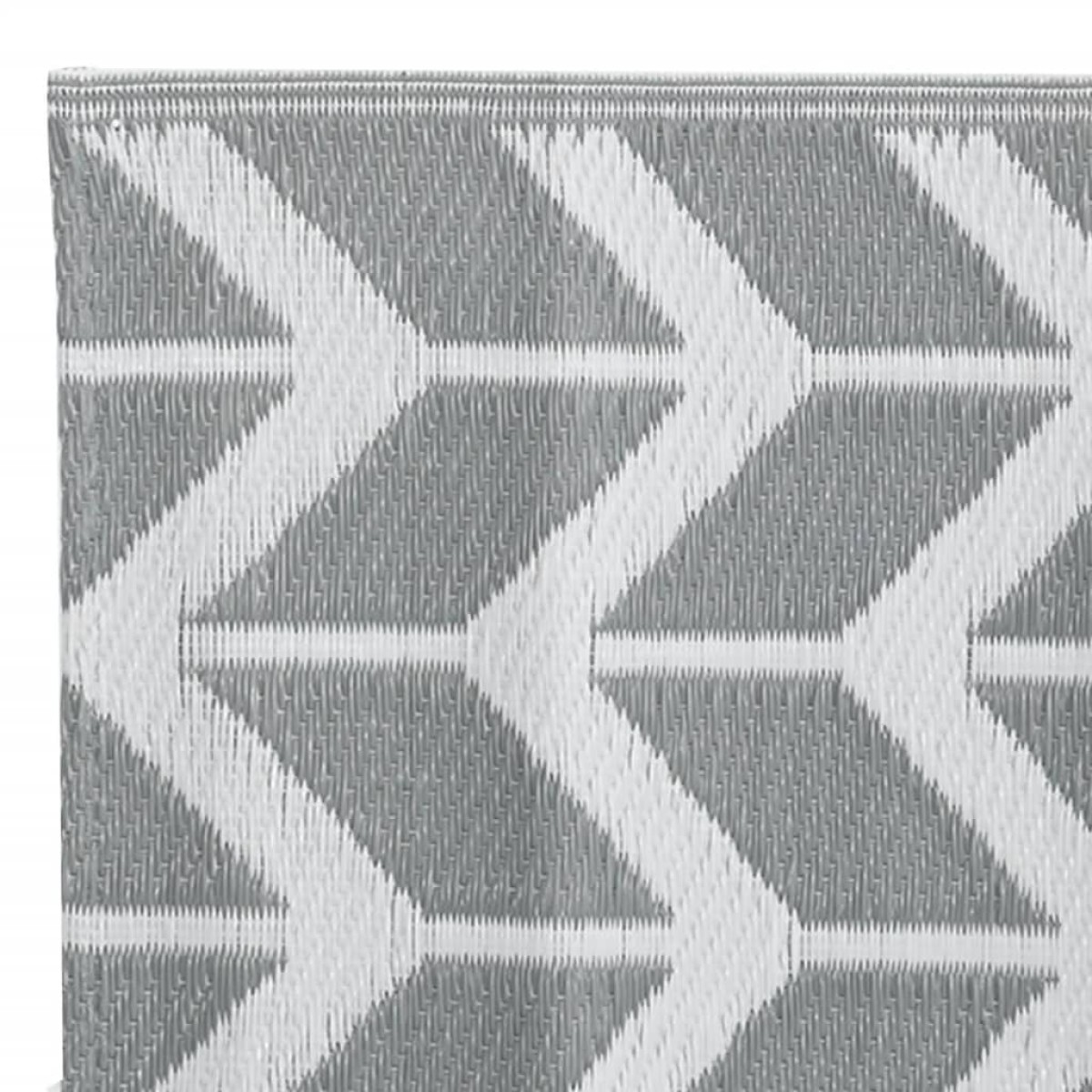 vidaXL Χαλί εξωτερικού χώρου ARAKIL γκρι 120x180 cm PP
